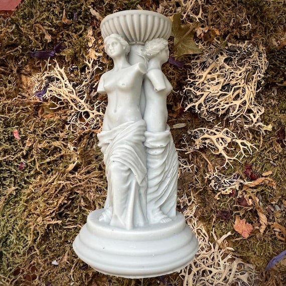 Triple Goddess fully formed Pillar Candle