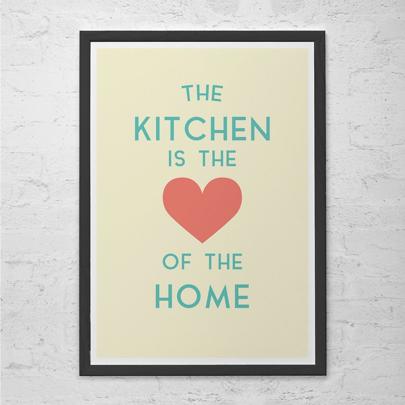 KITCHEN WALL ART Minimalist Giclee Art Print Ikea Ribba | Etsy