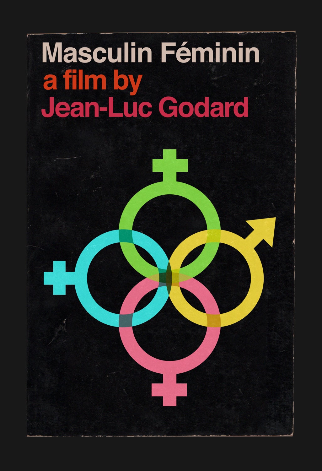 GODARD FILM POSTER Masculin Feminin Movie Poster Penguin Etsy