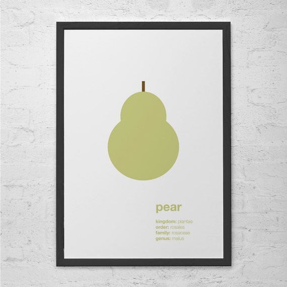I forgotten My Pears Vintage Vintage Art Print Poster A1 A2 A3 A4 A5