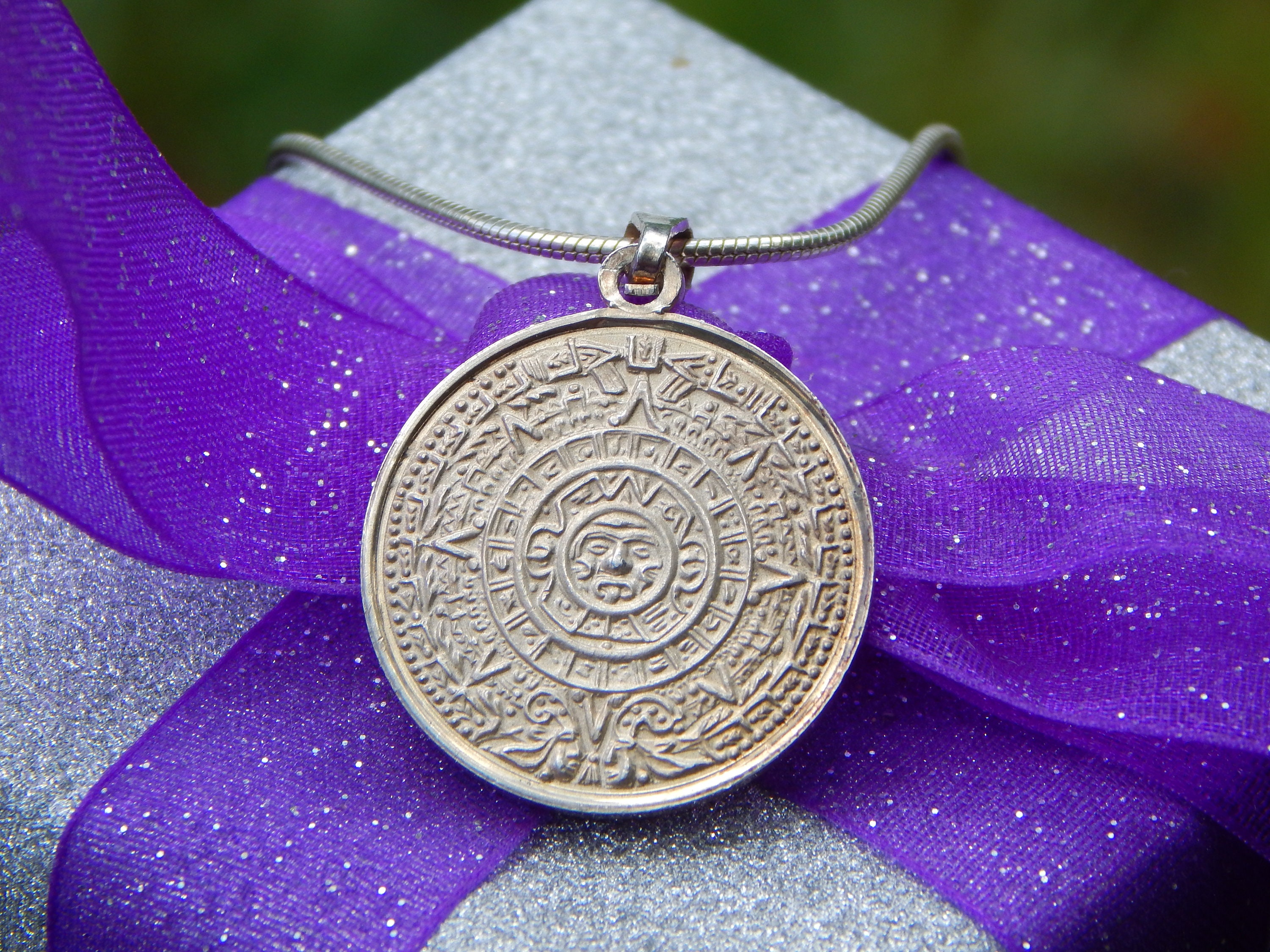 vintage-reversible-maya-aztec-calendars-sterling-silver-etsy