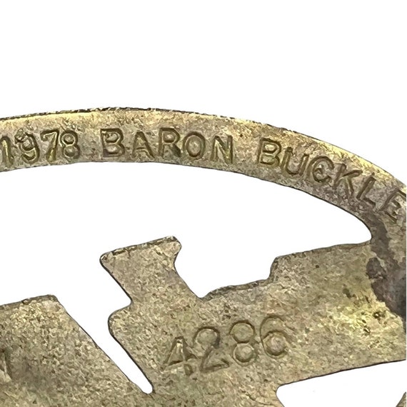 1978 Vintage Bob Seger Brass Belt 