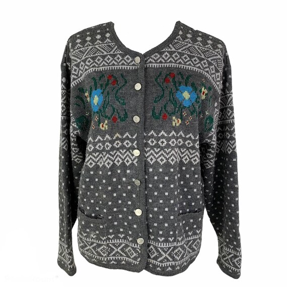Vintage Tally-Ho Acrylic Sweater