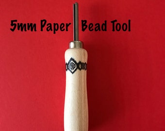 Paper Bead Making Tool 5mm - The Easy Beady Paper Bead Tool With a New Handle - Make Paper Beads Easily With This Stylish New Look