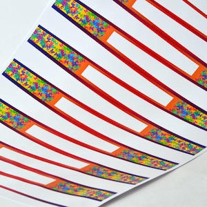 Angeline Paper Bead Template - Boho Style (A4/US Letter) (Digitaler Download)