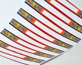 Angeline Paper Bead Template - Bohemian Style (A4/US Letter) (Digital Download)
