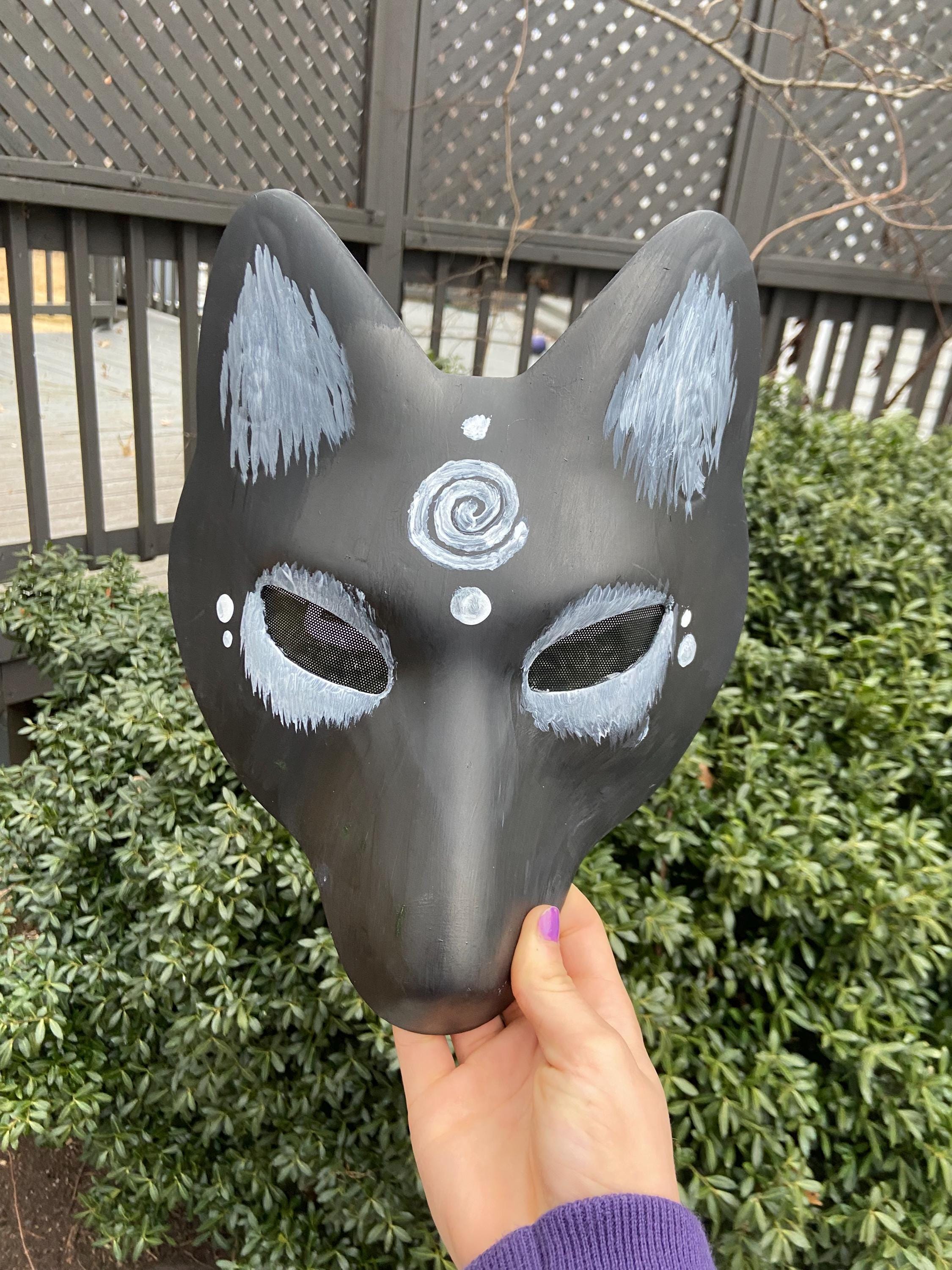 Thea Mask Black Waterproof Therian Style Mask - Etsy