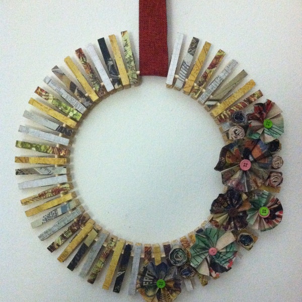 Clothespin Wreath