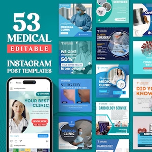 53 Medical IG Templates Post Templates Editable Post Social Media 53 Medical IG Templates Post Templates Editable Post Social Media