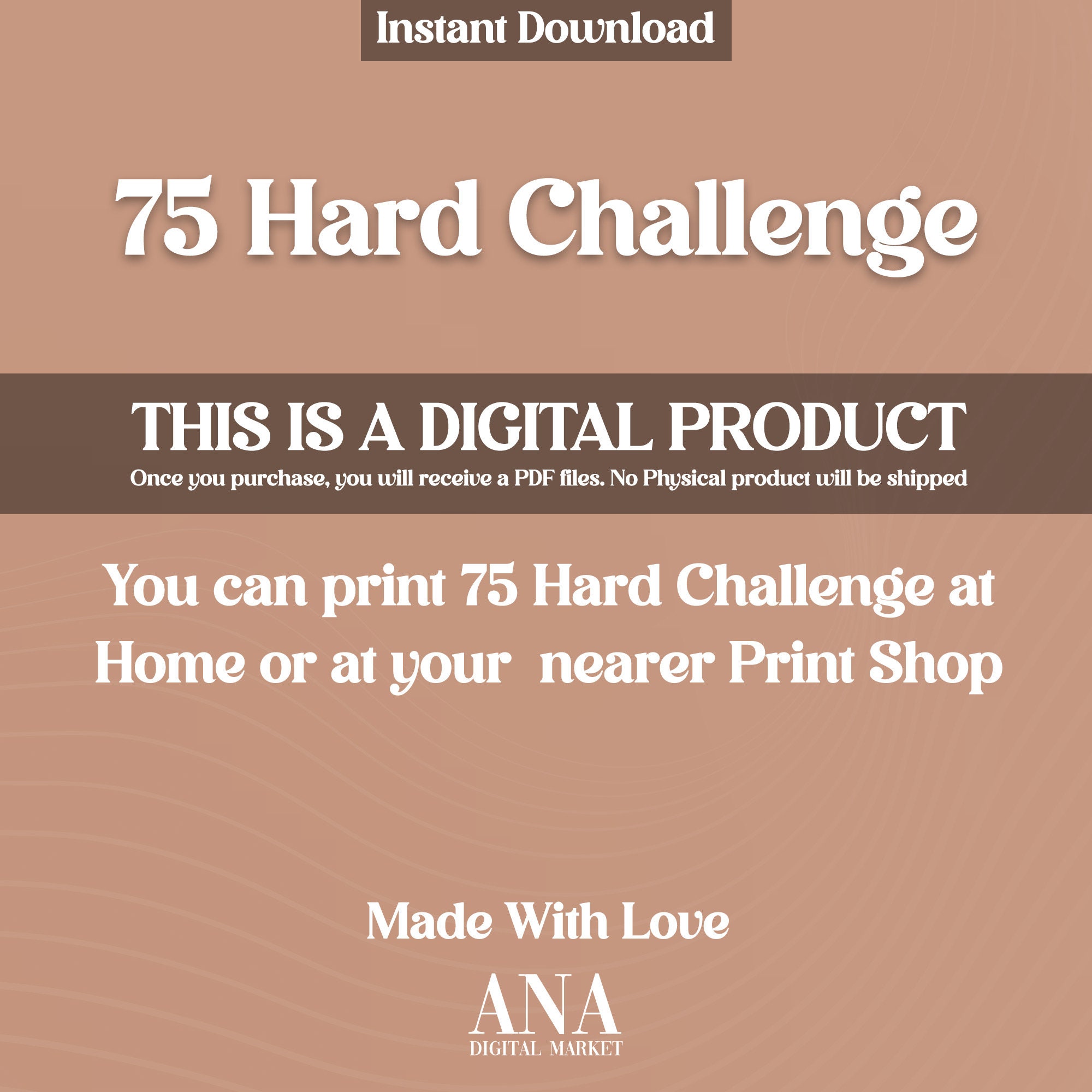 Boho75 Day Hard Challenge, Tiktok Challenge, 75 Day Challenge, 75 Hard ...