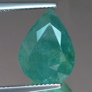 6.88cts Rare Gem Huge Oval Green Blue Natural Grandidierite Loose Genuine Gemstones for Ring Pendant Jewelry Free Shipping