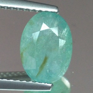 1.84cts Rare Gem Oval Green Blue Natural Grandidierite Loose Genuine Gemstones for Ring Pendant Jewelry Free Shipping