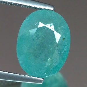 4.70cts Rare Gem Fine Oval Green Blue Natural Grandidierite Loose Genuine Gemstones for Ring Pendant Jewelry Free Shipping