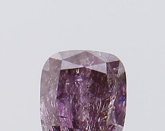 Diamant Rose Naturel Argyle 0,36 Ct - Certifié GIL - Coussin - Magnifique Fantaisie Rose