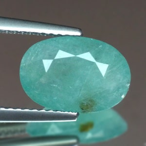3.30cts Rare Gem Oval Green Blue Natural Grandidierite Loose Genuine Gemstones for Ring Pendant Jewelry Free Shipping