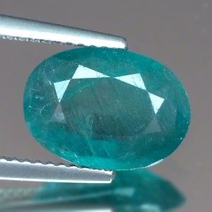 3.60cts Rare Gem Oval Blue Green Natural Grandidierite Loose Genuine Gemstones for Ring Pendant Jewelry Free Shipping