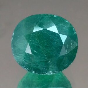 6.86cts Rare Gem Huge Oval Green Natural Grandidierite Loose Genuine Gemstones for Ring Pendant Jewelry Free Shipping