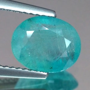 2.22cts Rare Gem Cute Oval Green Blue Natural Grandidierite Loose Genuine Gemstones for Ring Pendant Jewelry Free Shipping