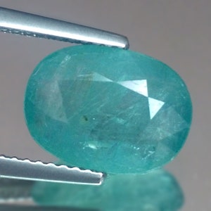 3.91cts Rare Gem Cute Oval Green Blue Natural Grandidierite Loose Genuine Gemstones for Ring Pendant Jewelry Free Shipping