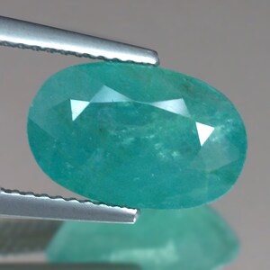 4.76cts Rare Gem Huge Oval Blue Green Natural Grandidierite Loose Genuine Gemstones for Ring Pendant Jewelry Free Shipping