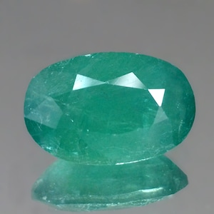 4.30cts Rare Gem Finest Oval Teal Green Natural Grandidierite Loose Genuine Gemstones for Ring Pendant Jewelry Free Shipping