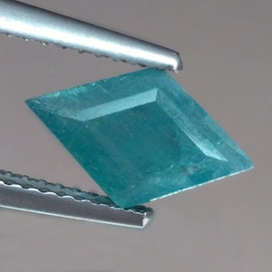 1.27cts Rare Gem Fancy cut Green Blue Natural Grandidierite Loose Genuine Gemstones for Ring Pendant Jewelry Free Shipping