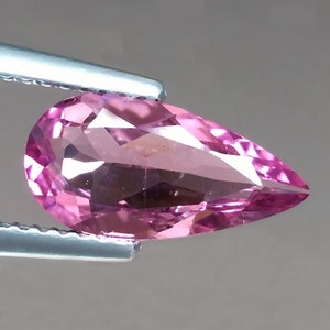 1.67cts Fantastische Birne Natur Rosa Turmalin Lose echte Edelsteine für Ring Anhänger Schmuck Oktober Geburtsstein Kostenloser Versand