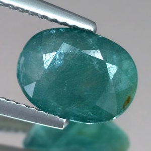 2.24cts Rare Gem Cute Oval Teal Green Natural Grandidierite Loose Genuine Gemstones for Ring Pendant Jewelry Free Shipping