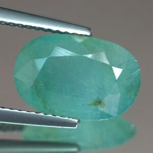 3.56cts Rare Gem Cute Oval Green Blue Natural Grandidierite Loose Genuine Gemstones for Ring Pendant Jewelry Free Shipping