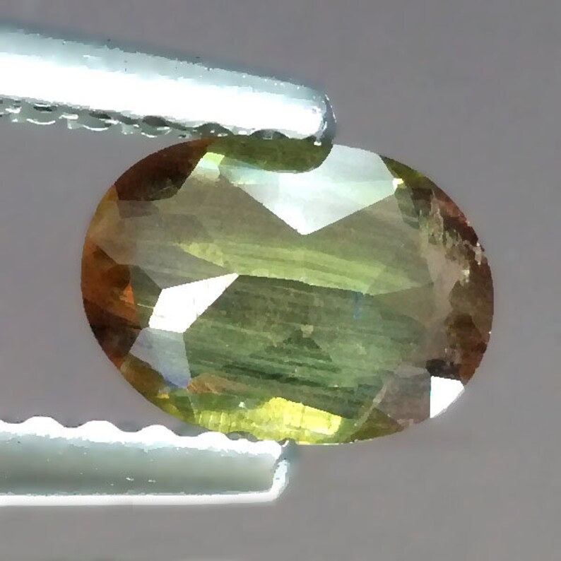 0.58cts Fine Oval Bi Color Natural Andalusite Loose Gemstones Etsy