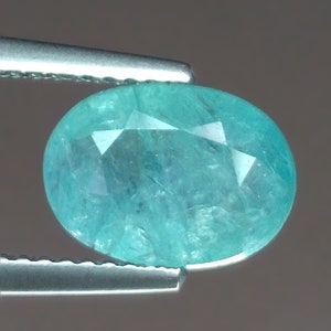 2.36cts Rare Gem Oval Green Blue Natural Grandidierite Loose Genuine Gemstones for Ring Pendant Jewelry Free Shipping