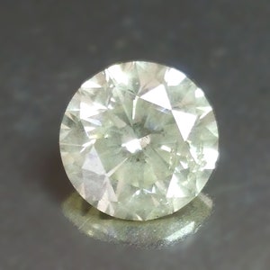 0.71cts 5.5mm Round Untreated Light Yellow Natural Earth Mined Loose Diamonds April Birthstone Ring Pendant Jewelry Free Shipping
