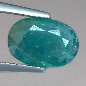 2.14cts Rare Gem Amazing Oval Green Blue Natural Grandidierite Loose Genuine Gemstones for Ring Pendant Jewelry Free Shipping