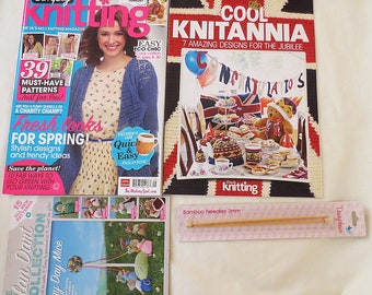 Simply Knitting Magazine Issue 93 May 2012 + 3 Free Gifts