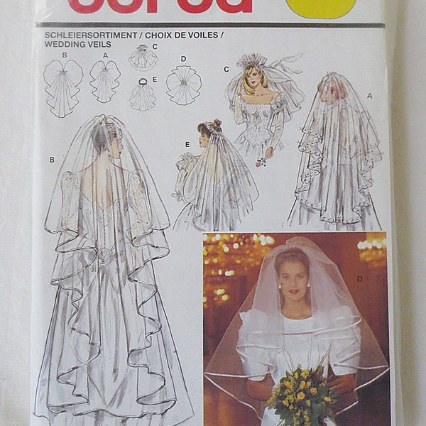 Burda #5038 Wedding Veils Uncut Sewing Pattern