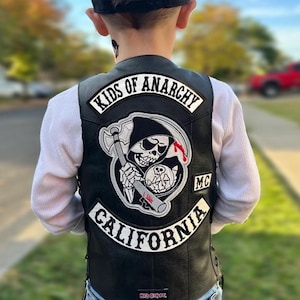 Sons of anarchy vest - Etsy 日本