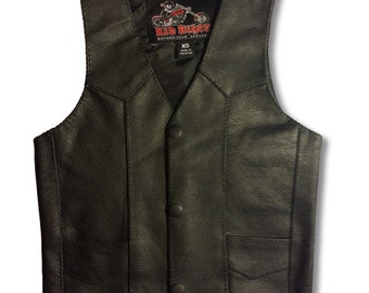 Chaleco de cuero para niños pequeños, chaleco de motociclista para niños, chaleco de motociclista, chaleco de motociclista, niños motociclistas, Sons of Anarchy, disfraz de Halloween, regalo de San Valentín