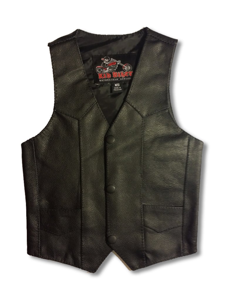 Biker Vest TODDLER LEATHER VEST Halloween Costume Motorcycle Vest Sons of Anarchy Kid Biker Vest Harley Davidson Kids Valentine Gift