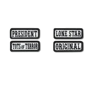 TODDLERS OF ANARCHY Patches Only listing, Soa Patches, Sons of Anarchy Patches, Embroidery Patches, biker Patches, Custom Patches