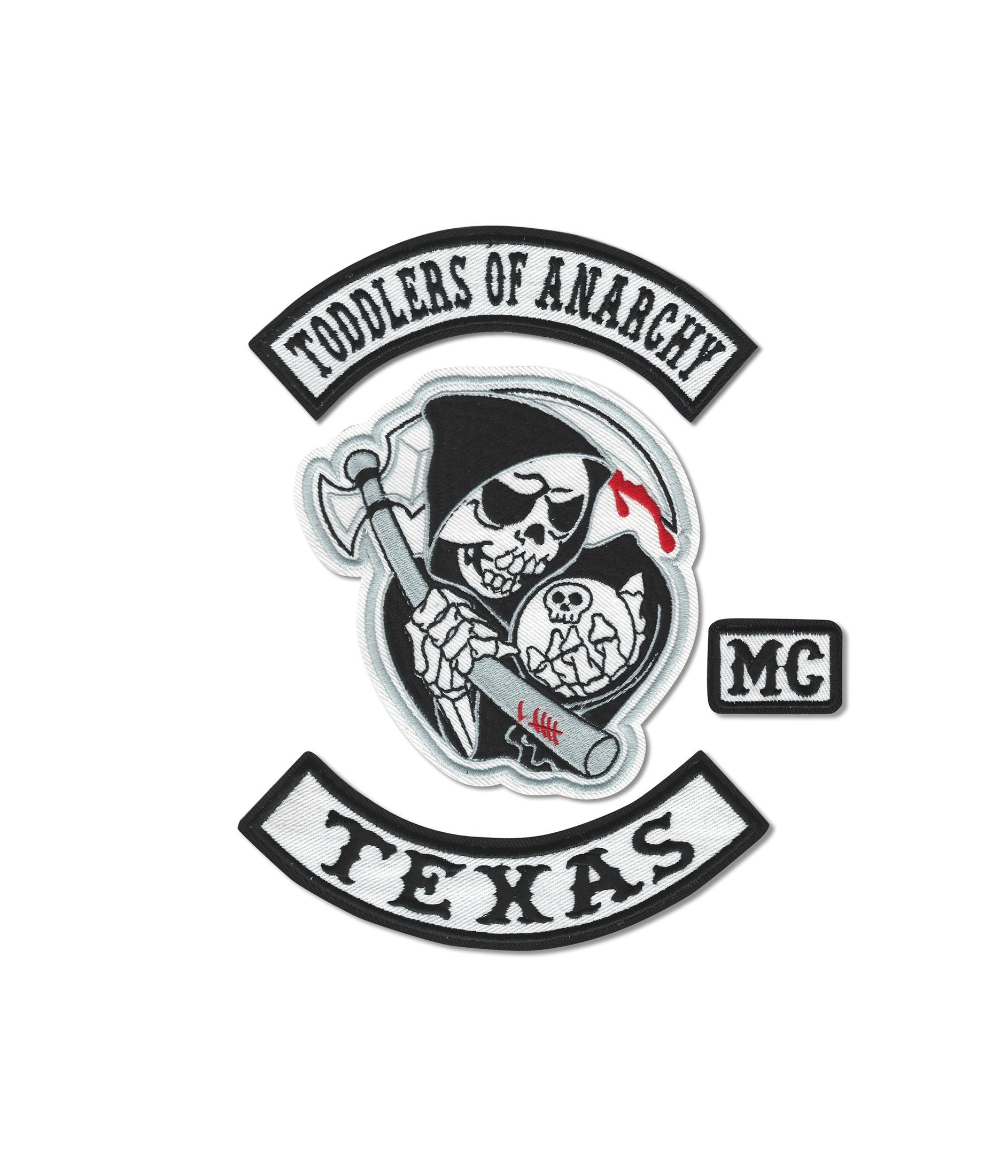 Mc Patch Sons Of Patch Anarchy Biker Motorcycle Back Patches Iron On