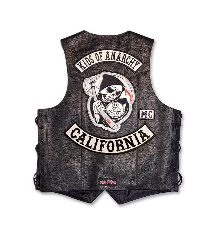 KIDS OF ANARCHY レザーベスト（パッチセット付き） サンズ・オブ