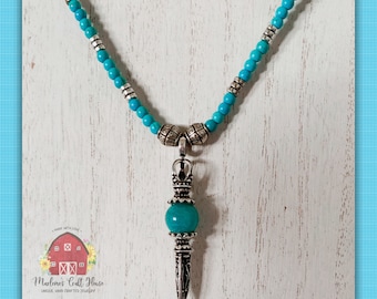 Spiked In Turquoise!