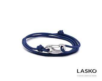 SYDNEY Manly • Blue Lifestyle Knot Bracelet Unisex Rope Bracelet Climbing Anklet Bracelet Stylish Surf Bracelet Urban Adventure Bracelet