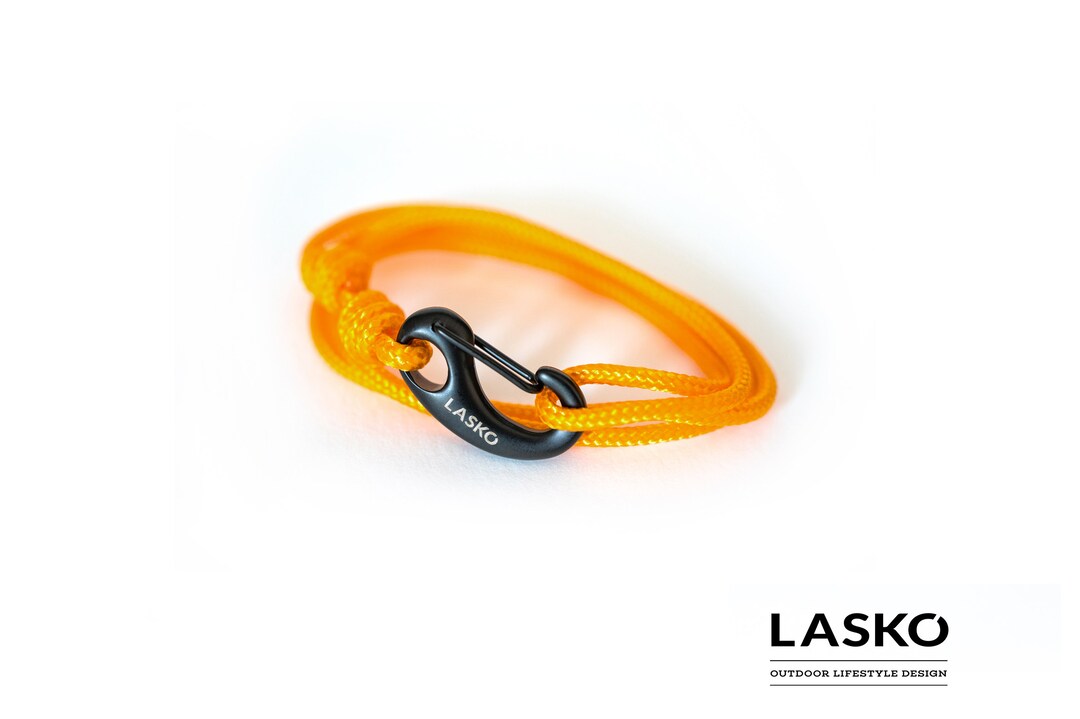 Bracelet de cheville unisexe Newtown SYDNEY, jaune, mousqueton