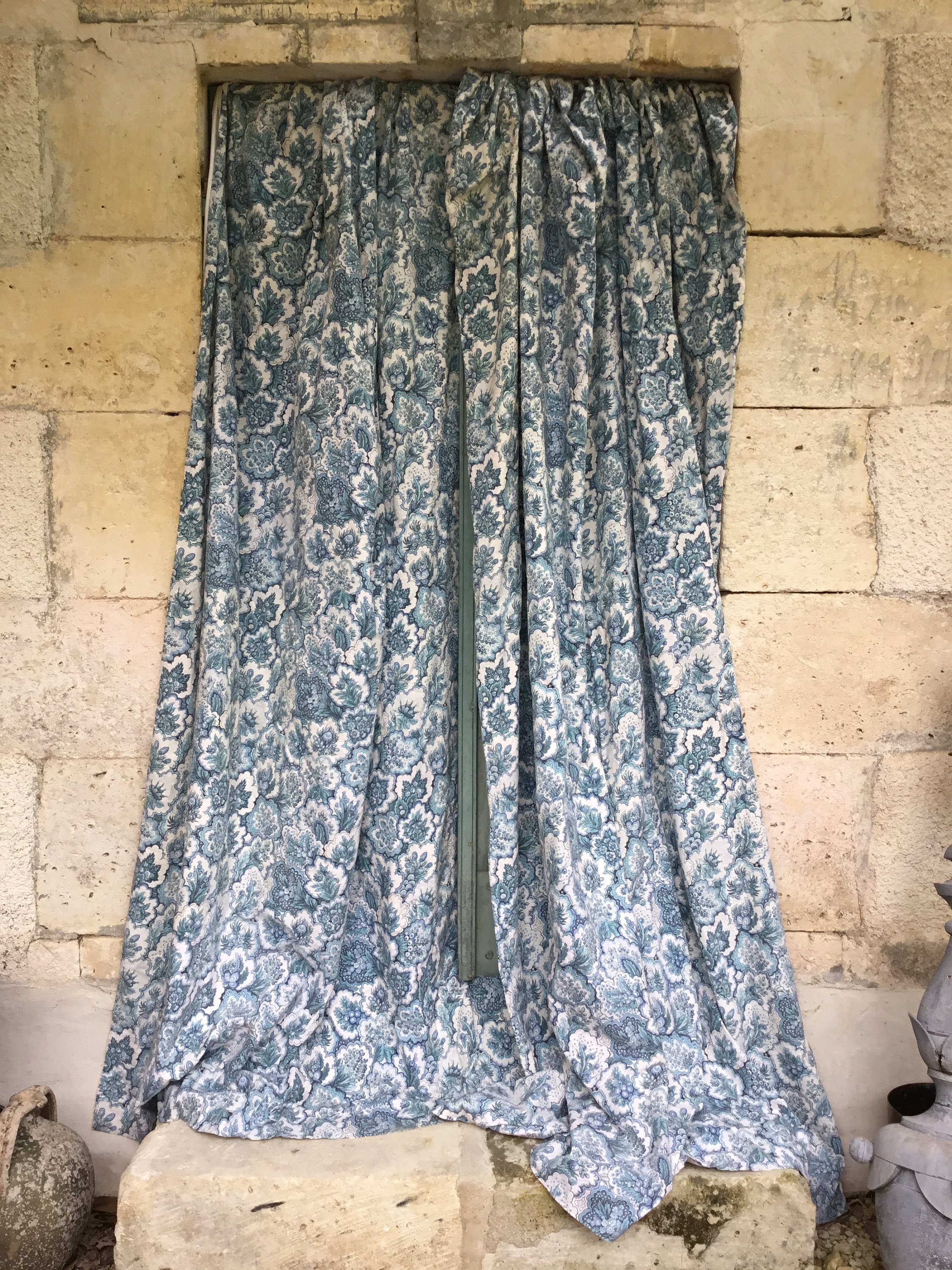 Reserved A Fabulous Pair Of Drapes Vintage Toile De Jouy