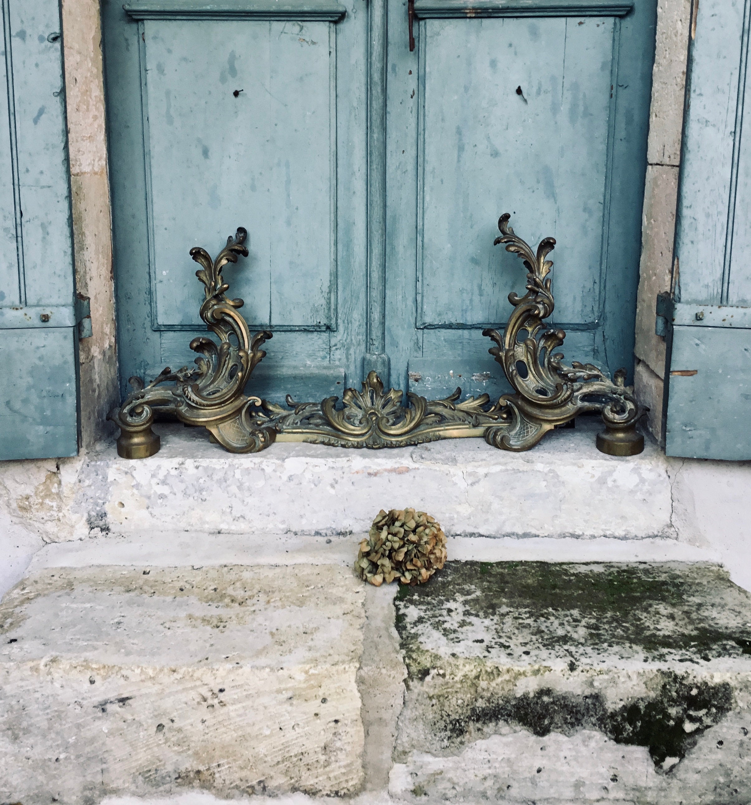 Fireplace Fender French Stunning Huge Antique French Bronze