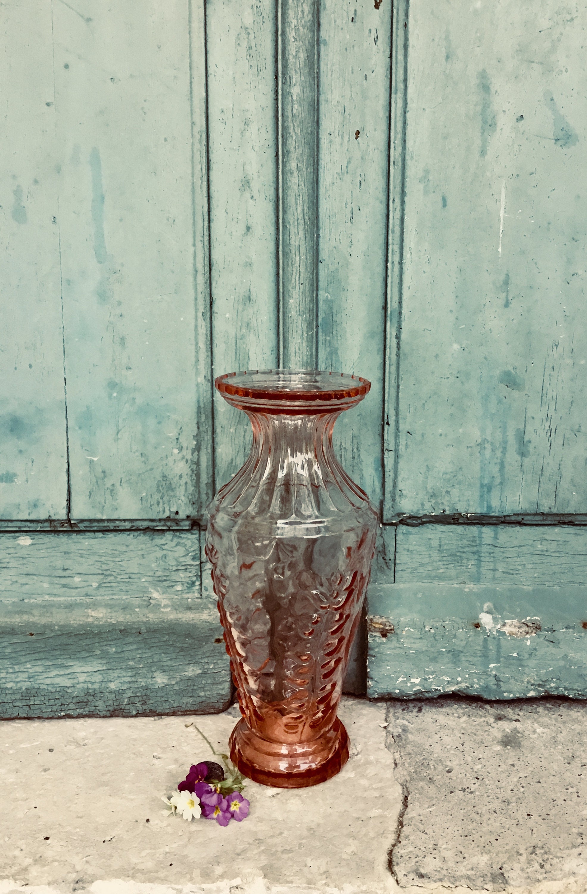 Cranberry Glass Vase Beautiful Large Cranberry Glass Antique