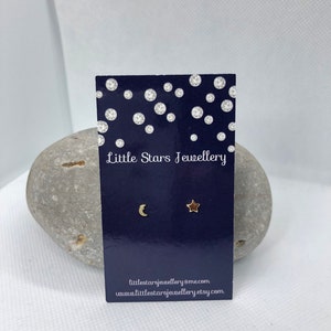 1 - Assorted Small Stud Earrings. Sterling Silver, Rose Gold & Yellow Gold. Pierced Ears. Trendy Earrings.Dainty Earrings. Small Earrings