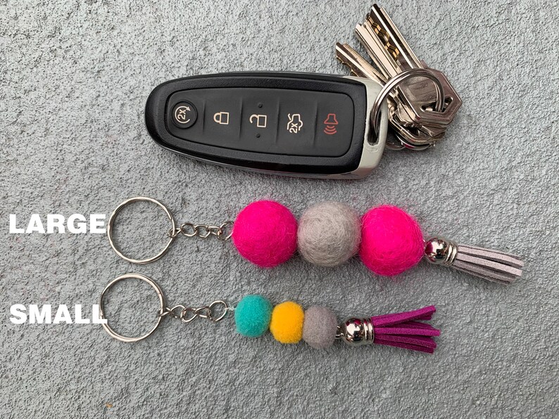 Essential Oils Diffuser Keychain Wool Ball Keyring Etsy