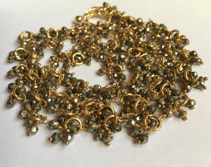 Gold and Pyrite Choice of Necklaces
